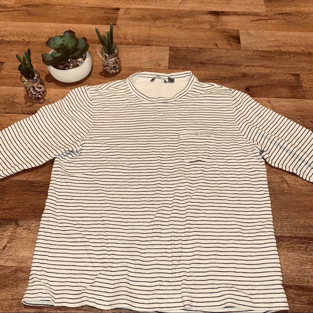 White Stripped Long Sleeve